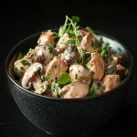 Creamy Chicken Mushroom Salad 'Sherlock' First Image First Image
