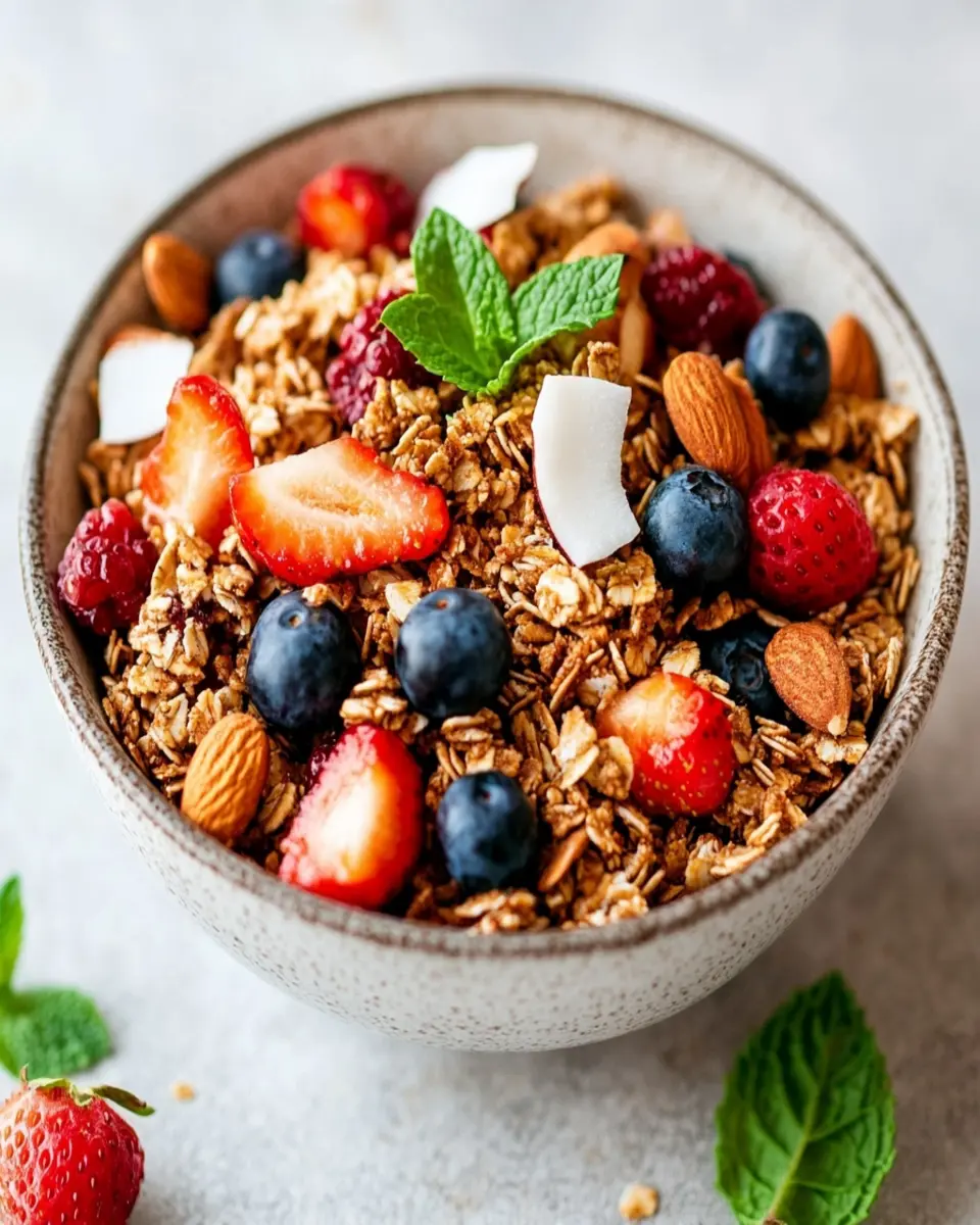 Keto Granola Delight: Indulgent Crunch for Guilt-Free Snacking