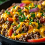 Keto Cheeseburger Skillet First Image First Image