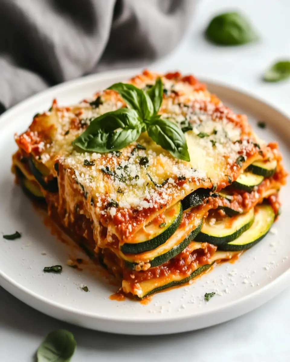 Keto Zucchini Lasagna: Indulgent Flavor Without the Guilt