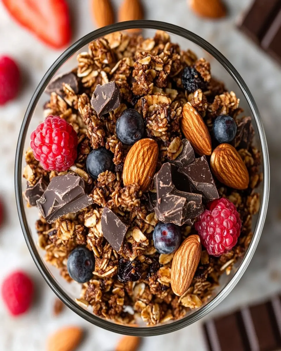 Chocolate Nut Granola: The Indulgent Breakfast You’ll Crave 7 woykq7rdwzmcvra08one