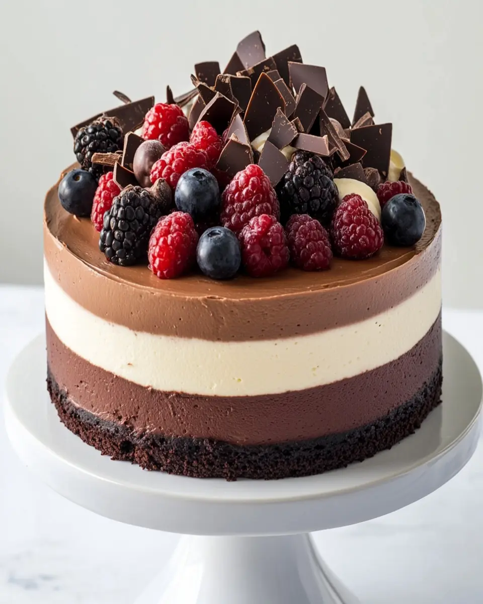 Triple Chocolate Mousse Cake: Irresistibly Decadent Delight 5 wsg1pvzvilhygqzypdkc