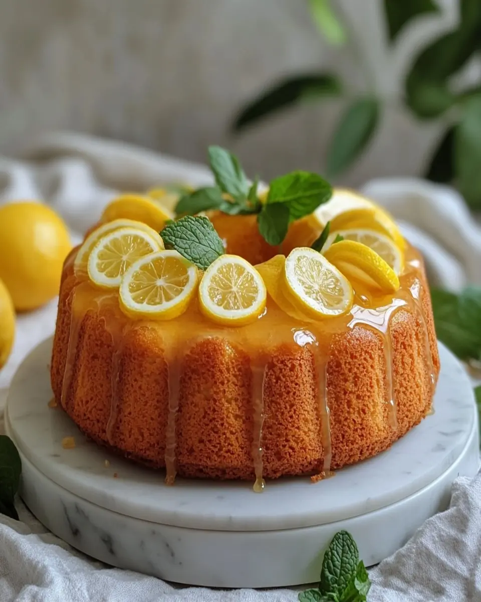 Lemon Yogurt Cake No White Flour: Light, Zesty, & Delicious!