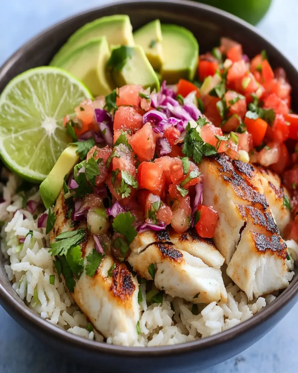 Easy Fish Taco Bowls: Flavorful Freshness in Every Bite