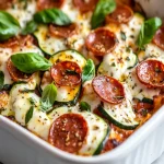 Keto Pizza Casserole First Image First Image