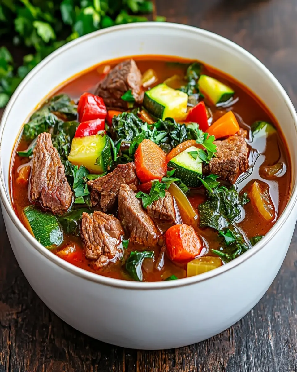Keto Vegetable Beef Soup: Easy Comfort in Every Spoonful 5