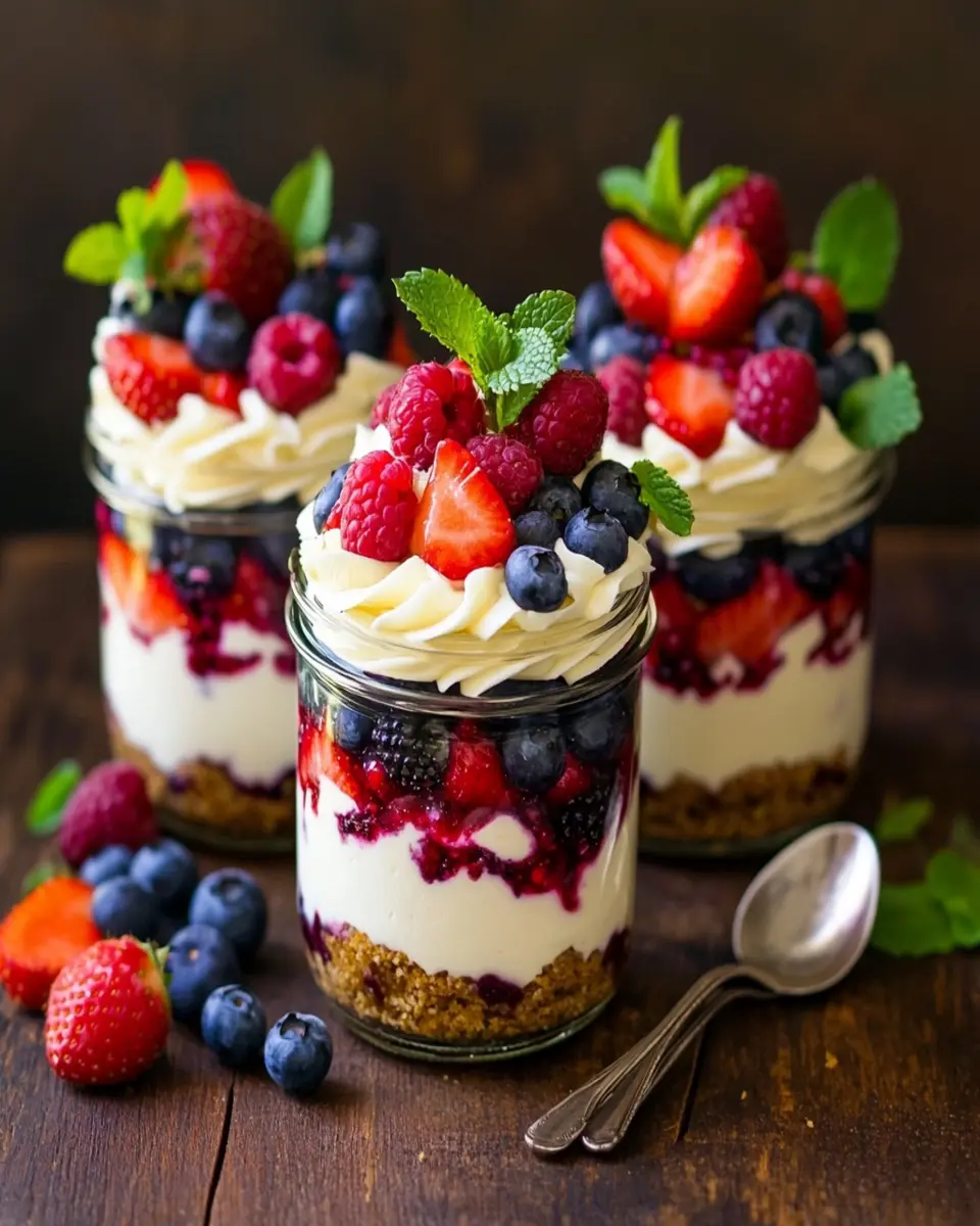 Keto Berry Cheesecake Trifle: Easy Mason Jar Delight! 5 zjkcnb97idm2jhac0l9o
