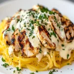 Chicken Alfredo Spaghetti Squash First Image First Image