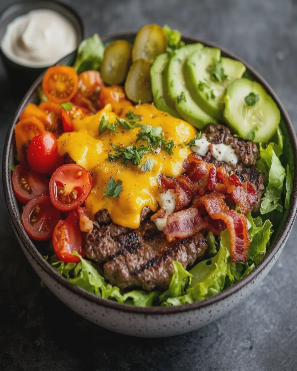 Keto Loaded Burger Bowl: Irresistibly Satisfying & Easy to Make 6 b7esyiuswtrhtuywijjt