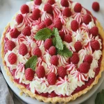 Keto Raspberry Cream Pie First Image First Image