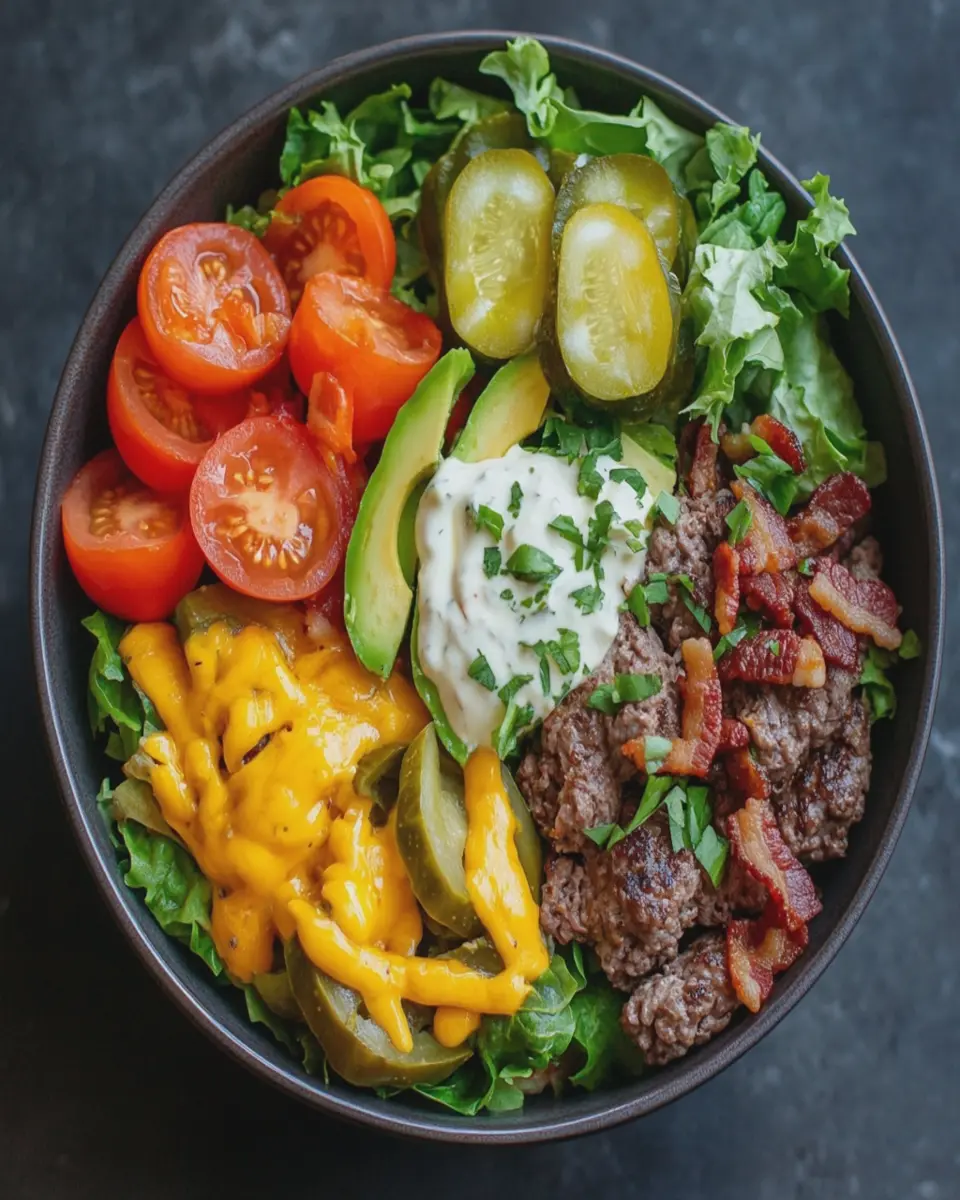 Keto Loaded Burger Bowl: Irresistibly Satisfying & Easy to Make